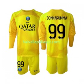 Jalkapallo Pelipaidat/Peliasut Paris Saint-Germain Gianluigi Donnarumma 99 Maalivahti Lasten Kolmaspaita 2022-2023 Pitkähihainen